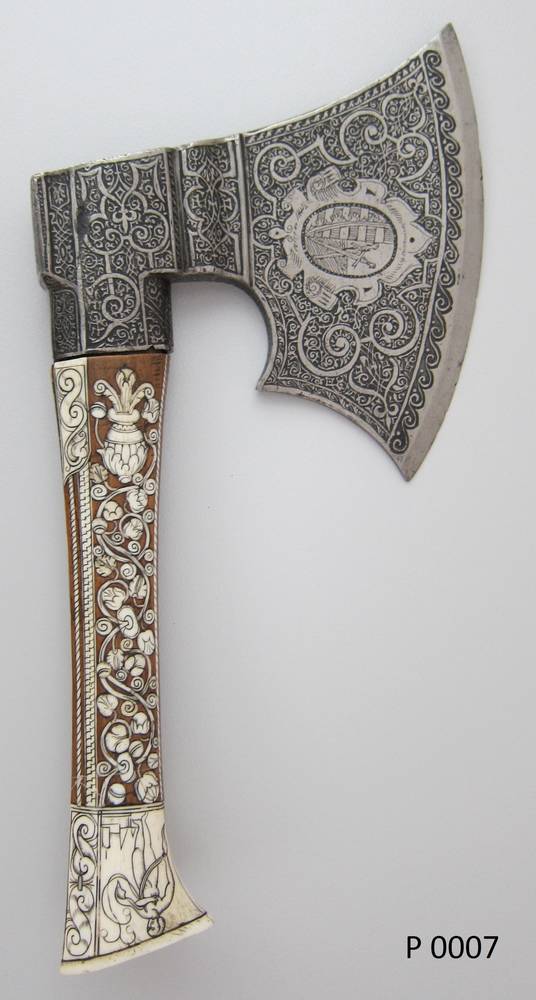 German hand axe, late 16th century.German hand axe, late 16th century copy